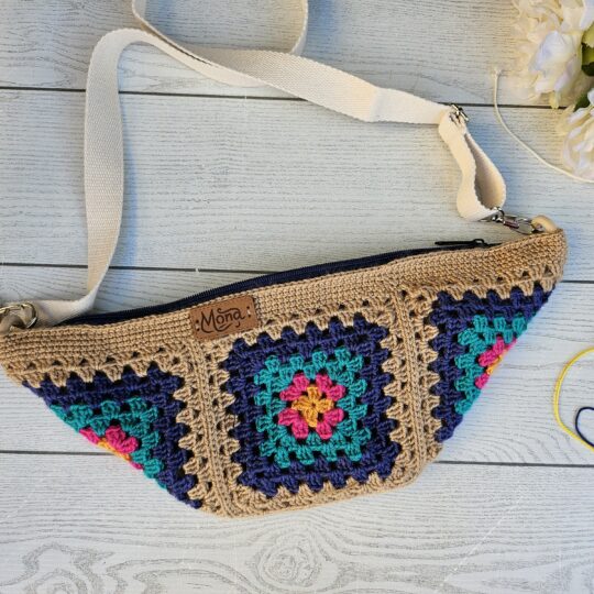 Minibag de crochet Coral